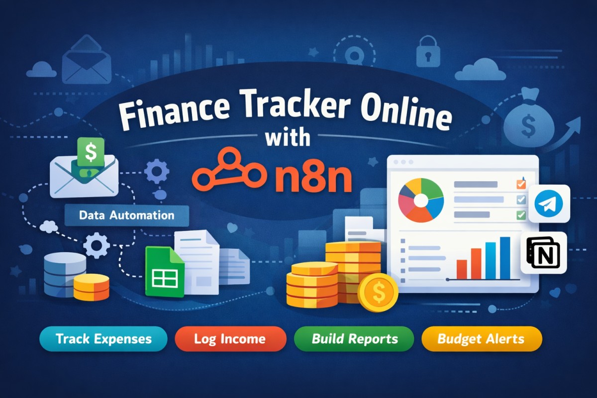 Finance Tracker Online with n8n