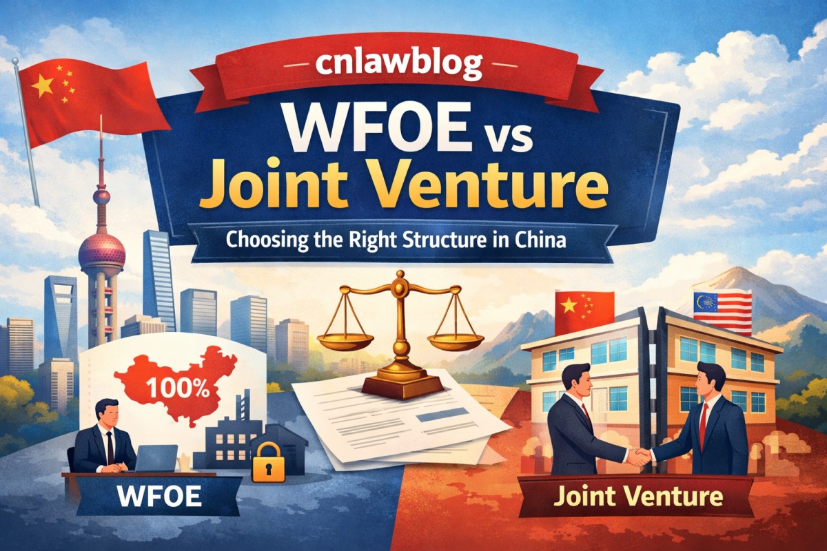 cnlawblog: WFOE vs Joint Venture