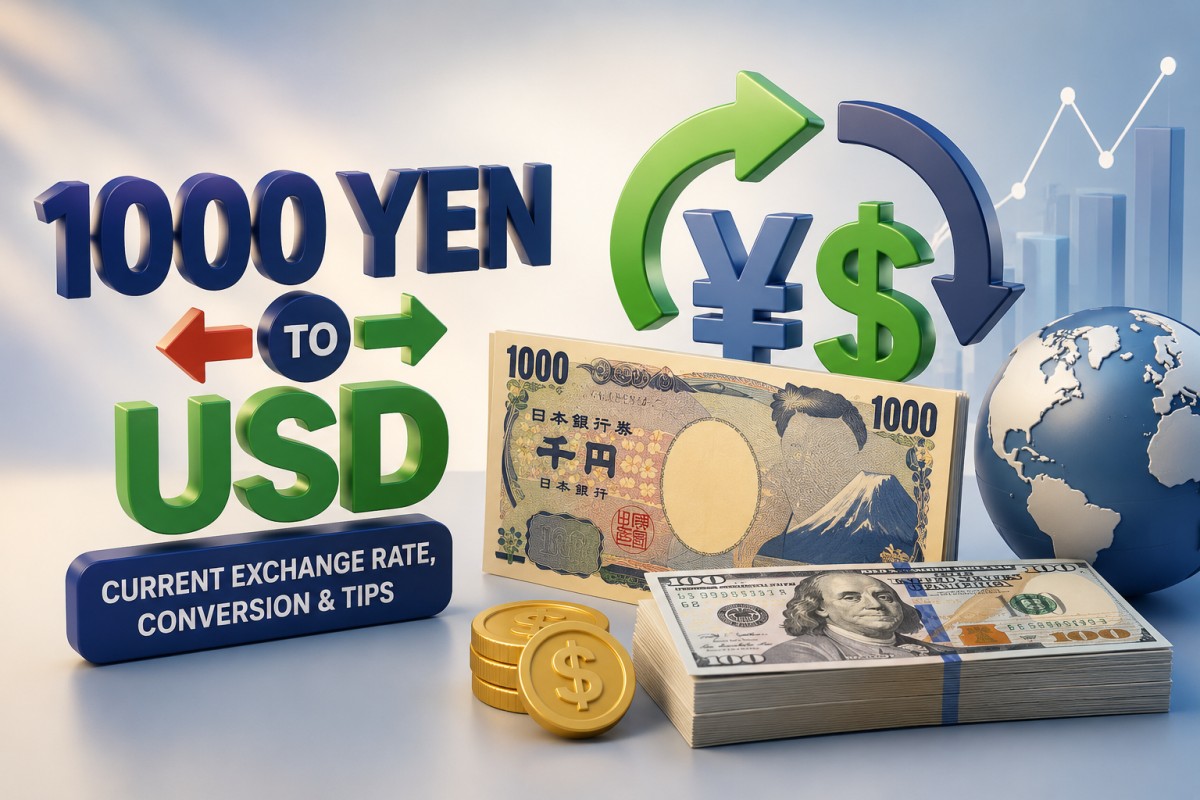 1000 Yen in USD